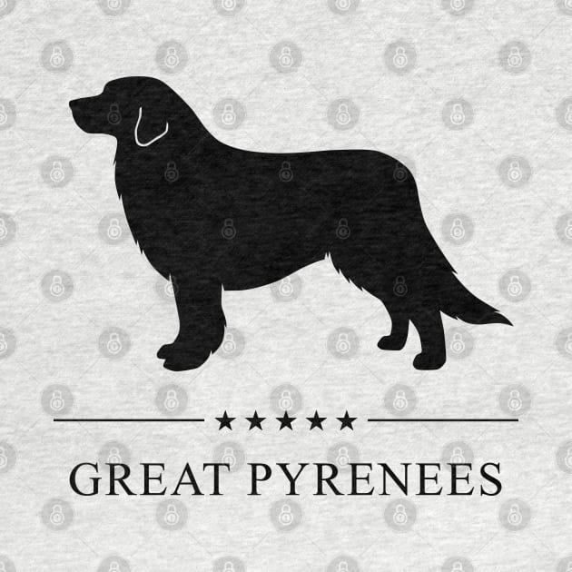 Great Pyrenees Black Silhouette by millersye